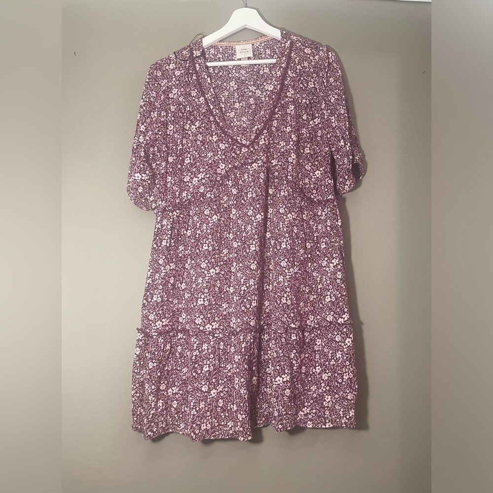 Floral Purple Dress